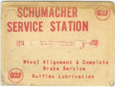 1952 Shumacher Service Station